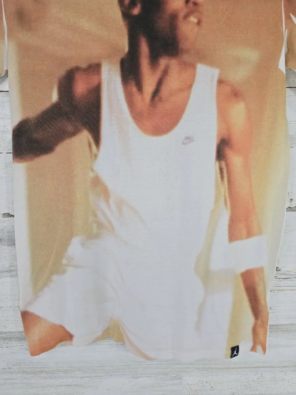 Nike Air Jordan 23 MJ Photo All Over Printed Basketball T-Shirt MEN'S SIZE SMALL